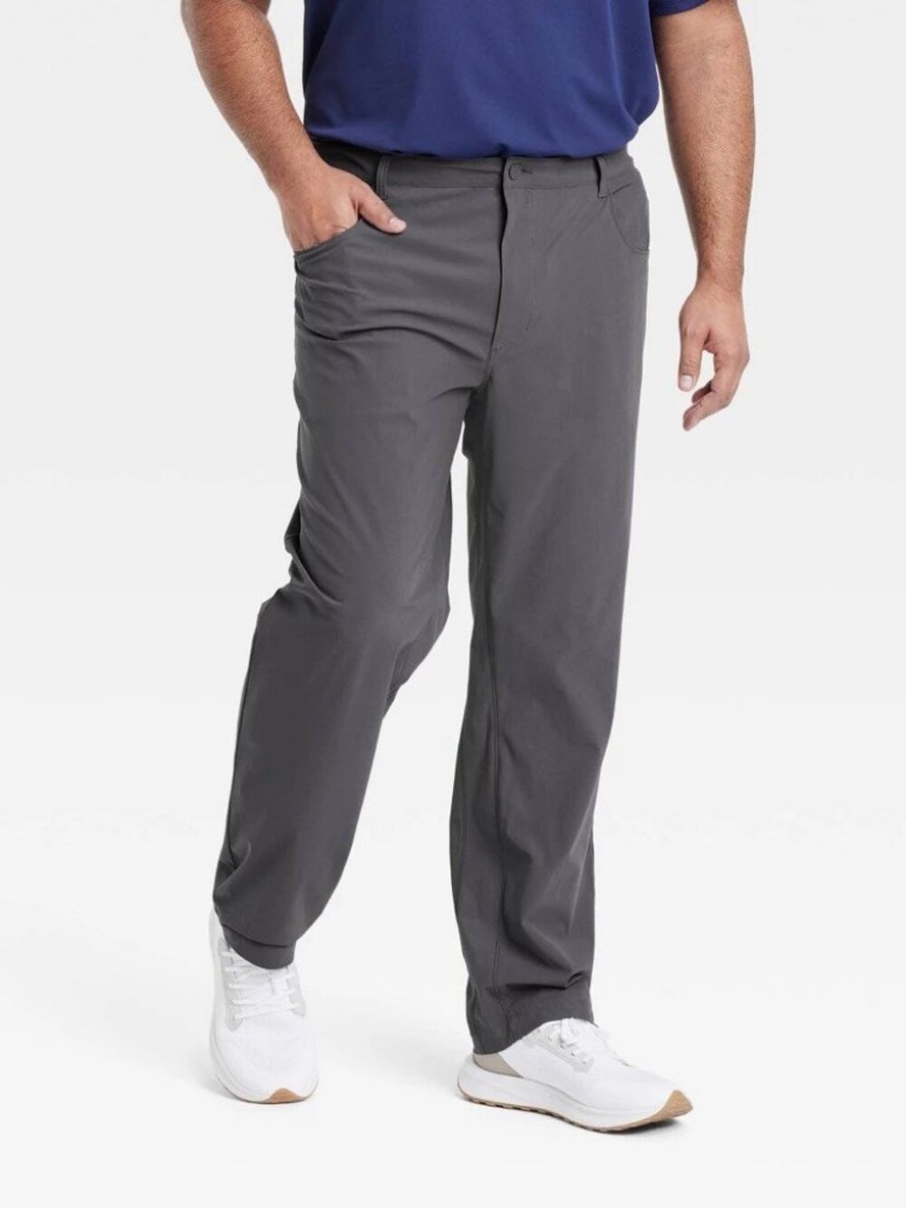 Men's 360 Lifestyle Big Relaxed Fit 5-Pocket Pants - All in Motion Dark Gray 30x